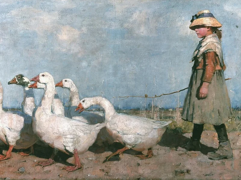1859-James Guthrie - Verso nuovi pascoli (1883)